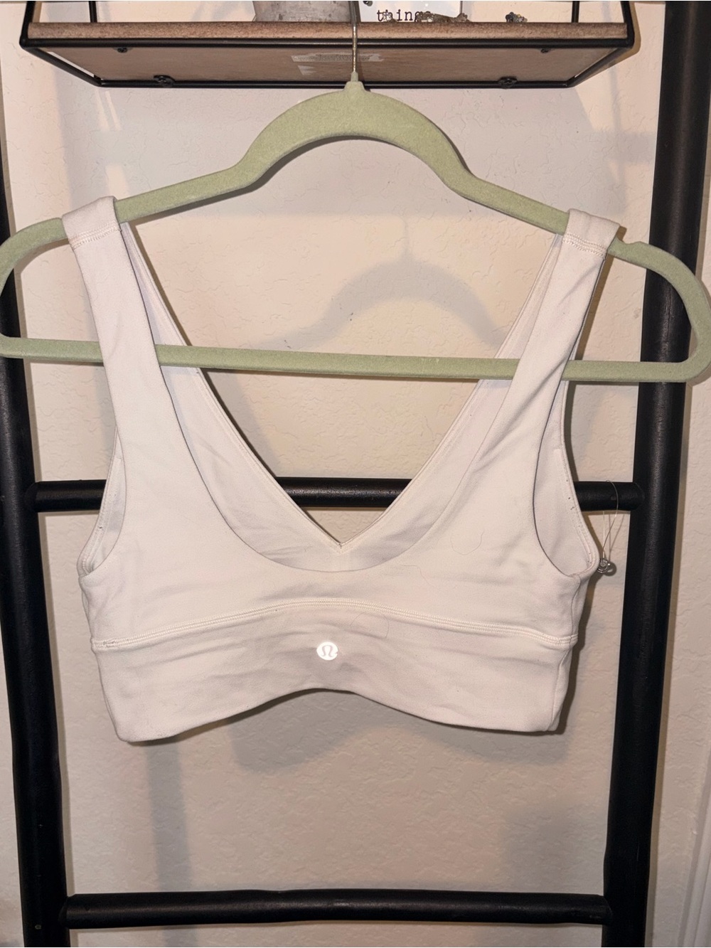 lululemon athletica White Scoop-Back Sports Bra